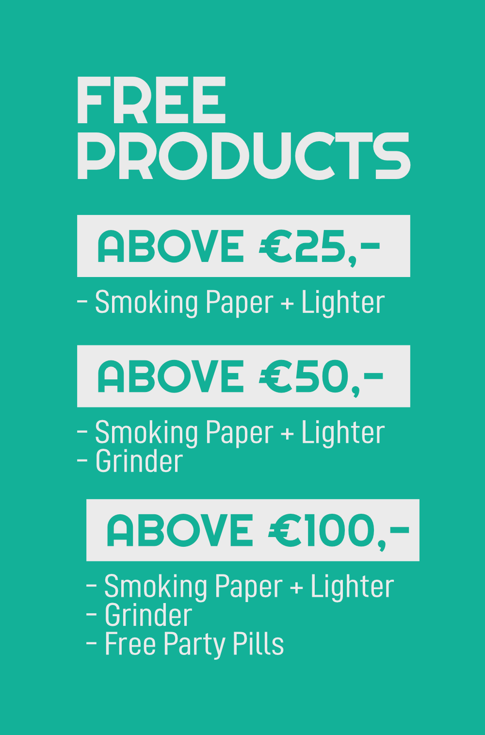 Prodotti gratuiti HOS