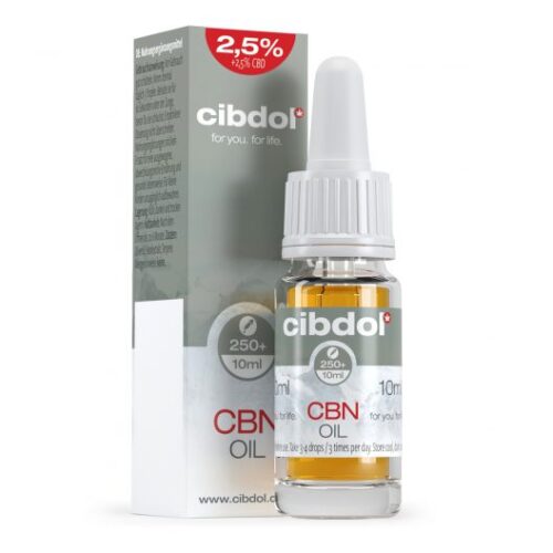 Cibdol 2,5% CBN + 2,5% CBD Oil