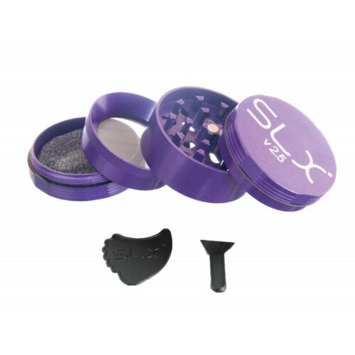 SLX Grinder Aluminium Non Sticky 50mm, Purple Haze