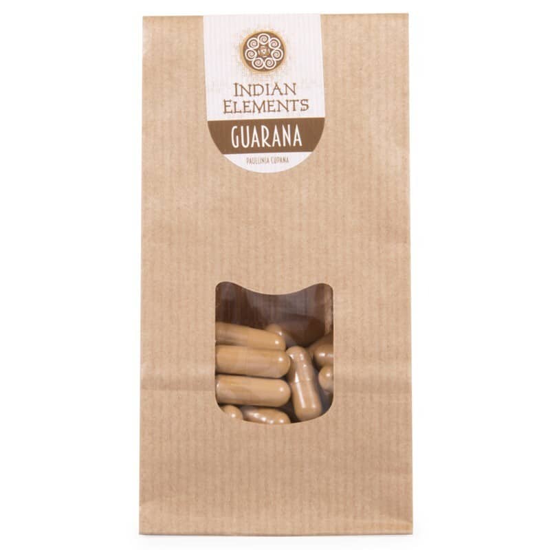 Guarana supplementen in een zakje