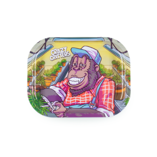 Crazy Critters – Small Rolling Tray – Gorilla