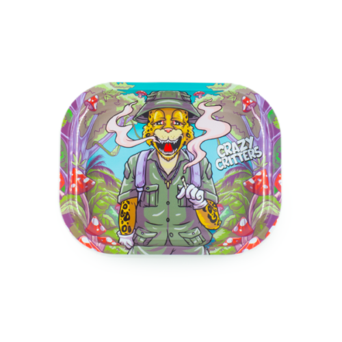 Crazy Critters – Small Rolling Tray – Jaguar