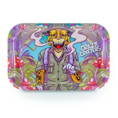 Crazy Critters - Rolling Tray, Grinder, & Ashtray Set - Jaguar