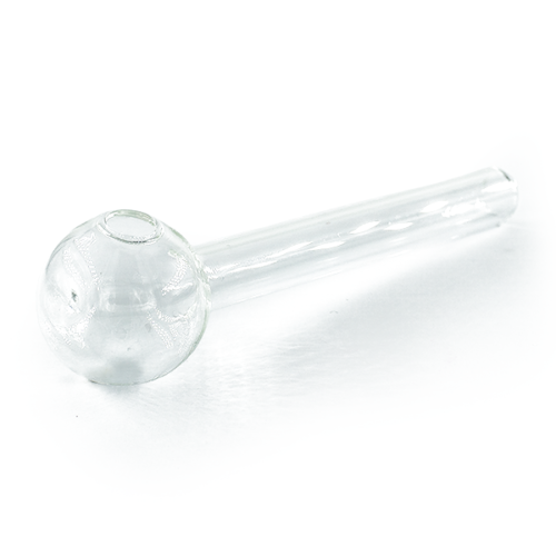 Smack Crystal Glass Pipe 10cm - Clear