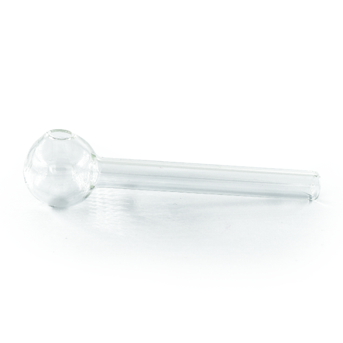 Smack Crystal Glass Pipe 10cm - Clear