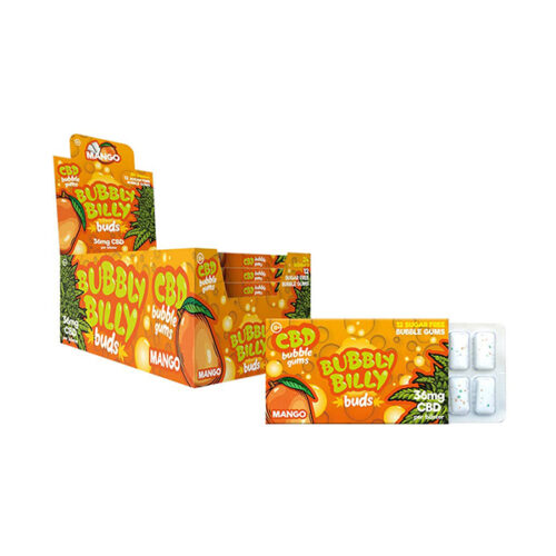 Bubbly Billy Buds - Mango CBD Chewing Gum (36mg)