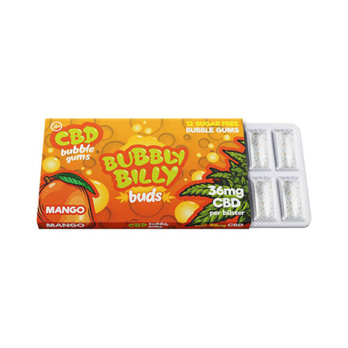 Bubbly Billy Buds - Mango CBD Chewing Gum (36mg)
