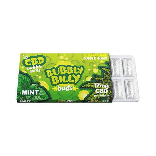 Bubbly Billy Buds - Peppermint CBD Chewing Gum (17mg)