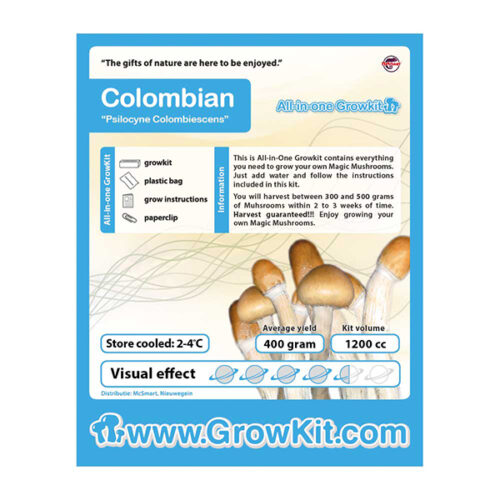 Colombian Paddo Growkit - 1200 cc