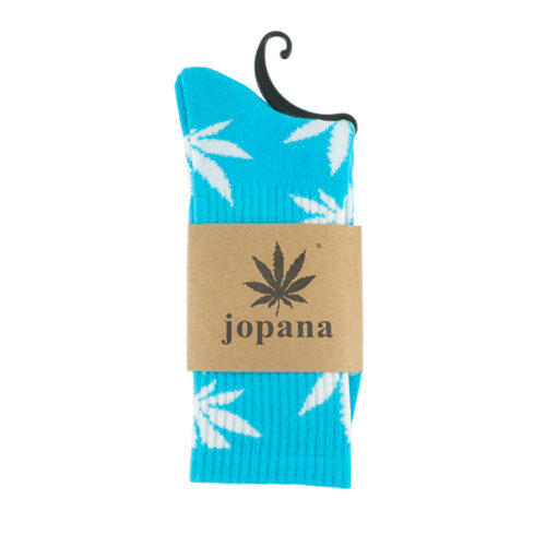 Weed Long Socks – Blue White (Size 40 t/m 45)