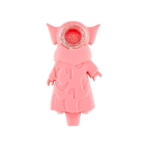 Silicone Alien Pipe Pink/Brown