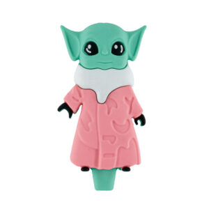 Silicone Alien Pipe Green/Pink