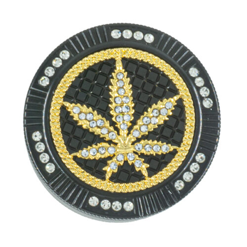 Bling Bling - 4-Part Grinder - Weed Leaf