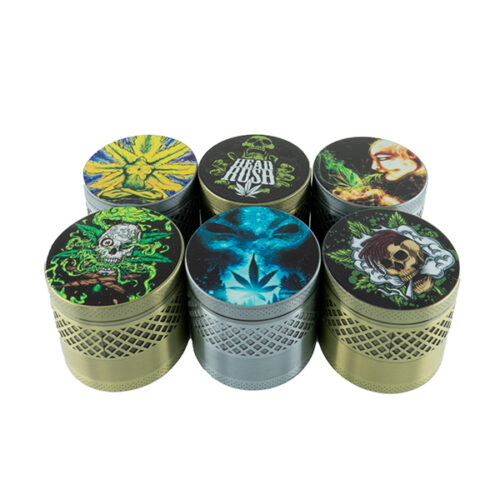 Metal Grinder Gold/Blue 4 Parts 56mm