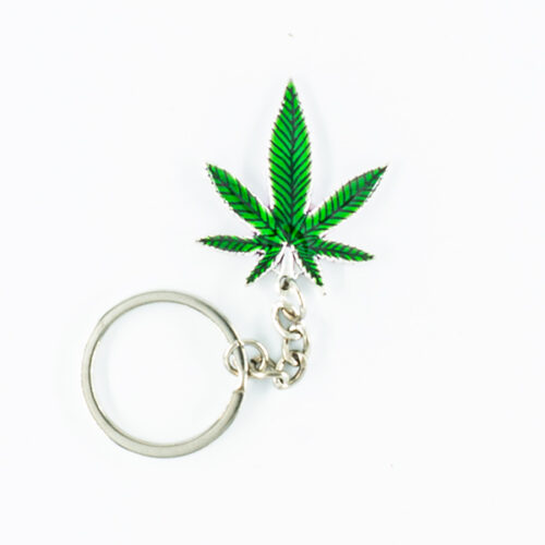 Weed Leaf Keychain