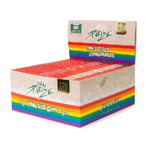 PURIZE Rainbow KS Slim Rolling Papers