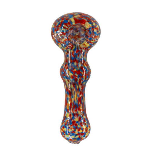 Tappa Glass Pipe 11,5cm - Red, Blue & Yellow