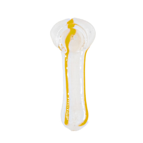 Lucky Pipe 8cm - White & Yellow