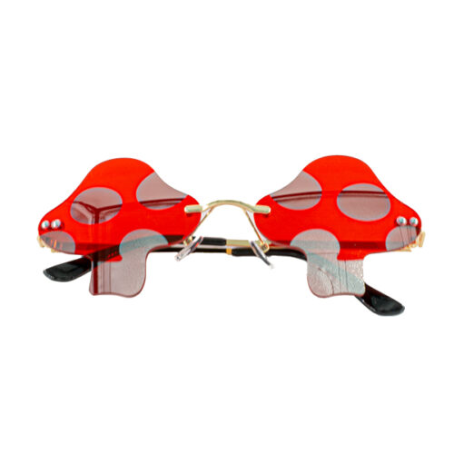 Mushroom Glasses - Red