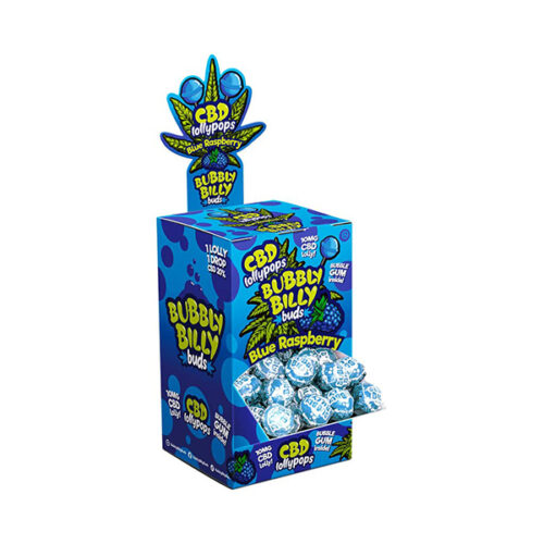 Bubbly Billy Buds - Blue Raspberry CBD Lollypop (10mg)