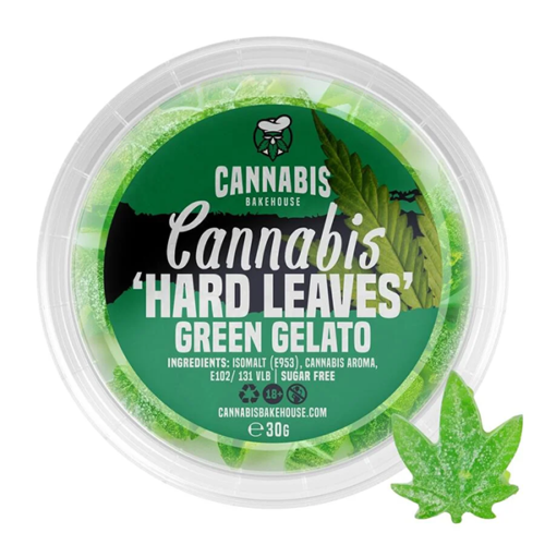 Cannabis Bakehouse - Cannabis Hard Leaves Gummies - Green Gelato