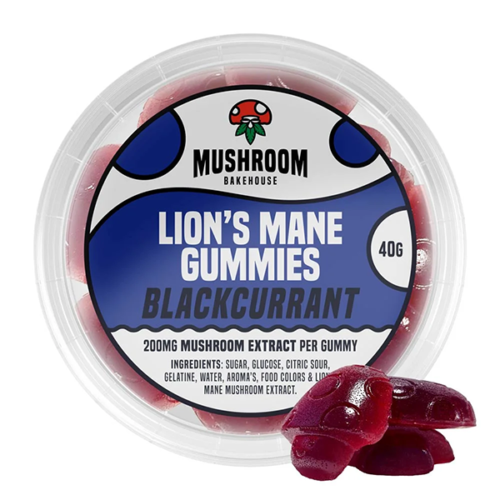 Cannabis Bakehouse - Mushroom Gummies (200mg) - Blackcurrant