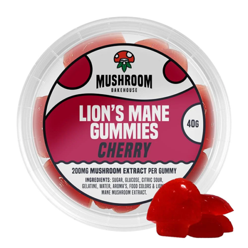 Cannabis Bakehouse -  Mushroom Gummies (200mg) - Cherry