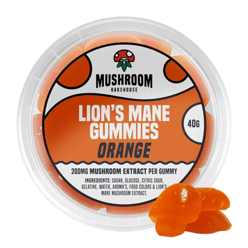 Cannabis Bakehouse -  Mushroom Gummies (200mg) - Orange