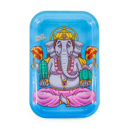 Crazy Critters - Rolling Tray, Grinder, & Ashtray Set - Elephant