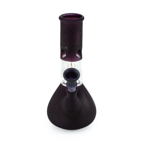 HF - Glass Percolator Bong 22cm - Conical Black