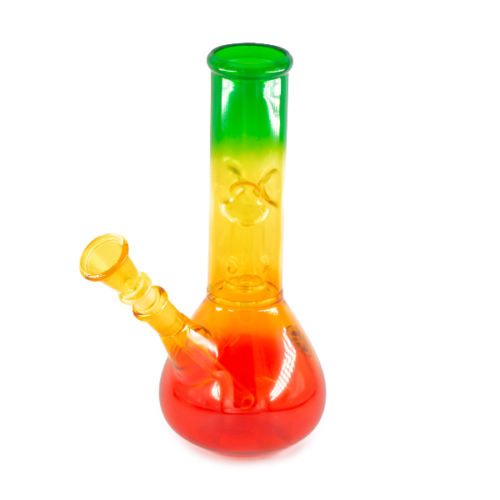 HF - Glass Percolator Bong 22cm - Conical Rasta