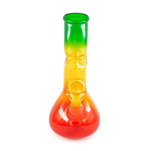 HF - Glass Percolator Bong 22cm - Conical Rasta