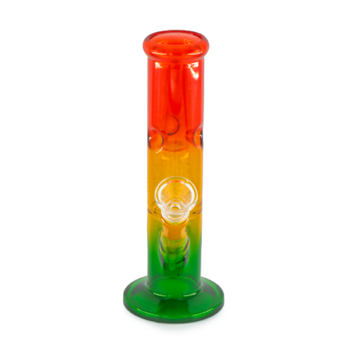 Glass Percolator Bong 22cm - Rasta